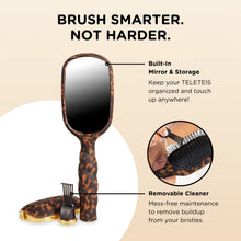 Load image into Gallery viewer, Teleties Detangler Hair Brush for Thick Hair –Tortoise