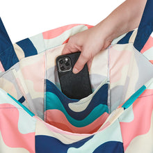 Load image into Gallery viewer, Dock & Bay Foldaway Tote Bag -Get Wavy