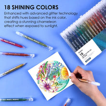 Load image into Gallery viewer, Jumbo Iridescent Glitter Gel Ink Pen Set