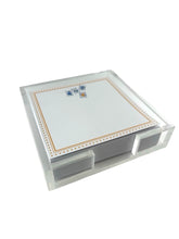 Load image into Gallery viewer, MH Notepad in Acrylic Holder -Mahjong 2