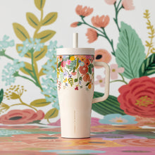 Load image into Gallery viewer, Corkcicle Leakproof Cruiser 22oz -Rifle Paper Garden Party Cream