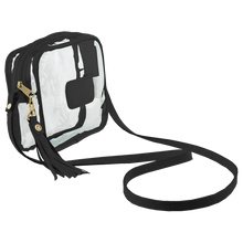 Load image into Gallery viewer, Jon Hart Clear Lola Crossbody -Black