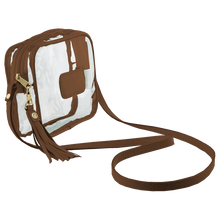 Load image into Gallery viewer, Jon Hart Clear Lola Crossbody -Bridle