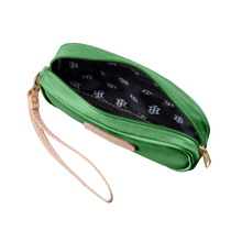 Load image into Gallery viewer, Jon Hart Wristlet / Crossbody -Kelly Green