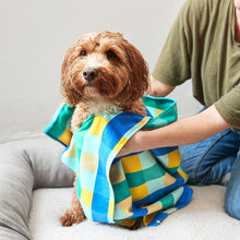 Load image into Gallery viewer, Dog & Bay Quick Dry Towel -Puppy Plaid