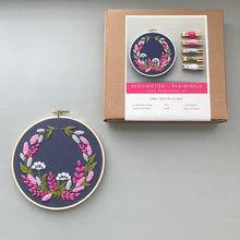 Load image into Gallery viewer, Hand Embroidery Kit -Kensington Periwinkle