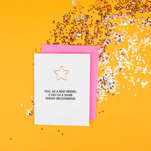 Load image into Gallery viewer, Paper Clip Everyday Card -You, As a Best Friend
