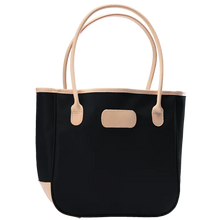 Load image into Gallery viewer, Jon Hart Medium Holiday Tote Bag -Black