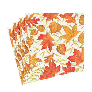 Luncheon Napkins -Woodland Leaves