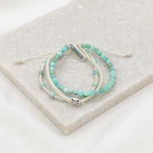 Load image into Gallery viewer, Be Still Prayer Bracelet -Amazonite