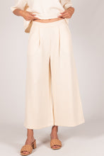 Load image into Gallery viewer, Butter Modal Wide Leg Culotte Pant -Eggshell
