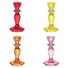 Load image into Gallery viewer, Spring Tall Glass Candle Holders