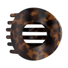 Load image into Gallery viewer, Teleties Flat Circle Clip -Tortoise