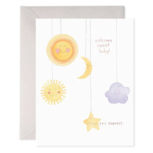 Load image into Gallery viewer, E Frances New Baby Card -Baby Mobile