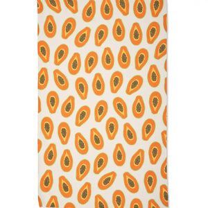 Geometry Sweet Papaya Tea Towel