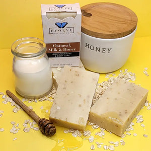 EvolveB Oatmeal, Milk & Honey Facial Soap