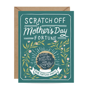 Scratch Off Mother's Day Card -Floral Fortune