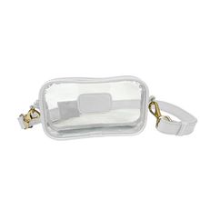 Load image into Gallery viewer, Jon Hart Clear Crosslet -White Leather
