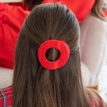 Load image into Gallery viewer, Teleties Flat Circle Clip -Red Carpet Ready