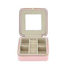 Load image into Gallery viewer, Pearl Travel Jewelry Case -Pink