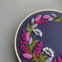 Load image into Gallery viewer, Hand Embroidery Kit -Kensington Periwinkle