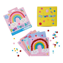 Load image into Gallery viewer, Rainbow Fairy Pom Pom Art