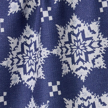 Load image into Gallery viewer, Geometry Iceflower Blue Tea Towel