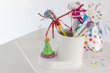 Load image into Gallery viewer, nora fleming mini -hats off to 20 years! (party hat)
