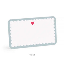 Load image into Gallery viewer, E Frances Little Notes Duo Set -Scalloped Hearts