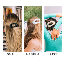 Load image into Gallery viewer, Teleties Flat Round Clip -Peonies Please