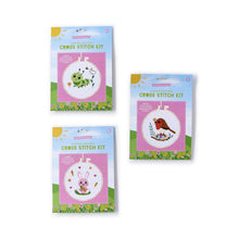 Load image into Gallery viewer, Garden Critters Cross Stitch Craft Kit