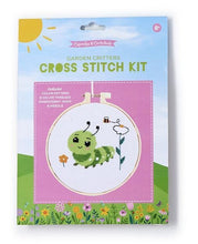 Load image into Gallery viewer, Garden Critters Cross Stitch Craft Kit