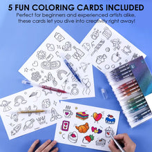 Load image into Gallery viewer, Jumbo Iridescent Glitter Gel Ink Pen Set