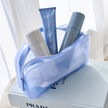 Load image into Gallery viewer, Jelly Makeup Bag -Carolina Blue