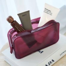 Load image into Gallery viewer, Jelly Makeup Bag -Mulberry