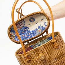 Load image into Gallery viewer, Ata Vine Sewing Basket Handbag