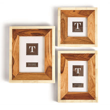 Load image into Gallery viewer, Wood & Bone Photo Frames