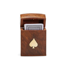 Load image into Gallery viewer, Hand-Crafted Wooden Box Playing Card Set