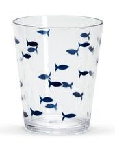 Load image into Gallery viewer, Blue Fish Drinking Glass