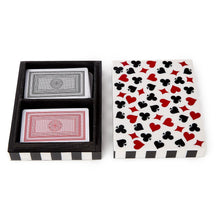 Load image into Gallery viewer, Double Playing Card Set in Handcrafted Box