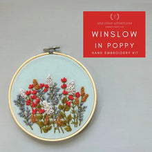 Load image into Gallery viewer, Hand Embroidery Kit -Winslow in Poppy
