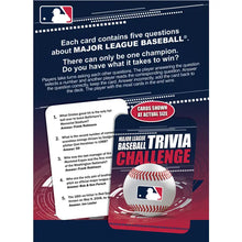 Load image into Gallery viewer, MLB Baseball Trivia Challenge Cards