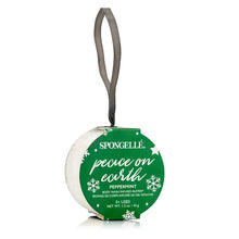 Load image into Gallery viewer, Spongelle Holiday Ornament Buffer -Peace on Earth Peppermint
