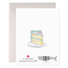 Load image into Gallery viewer, E Frances Birthday Card -Cake Slice