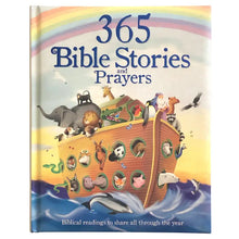 Load image into Gallery viewer, 365 Bible Stories and Prayers Religious Keepsake Book