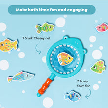 Load image into Gallery viewer, Shark Chasey -Catch a Fish Bath Game