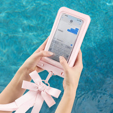 Load image into Gallery viewer, Waterproof Floating Bow Pouch -Ballet Pink
