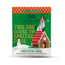 Load image into Gallery viewer, GivePet Gingerbone House Christmas Dog Treats