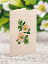 Load image into Gallery viewer, Flower Bouquet Card -Ivory & Sage