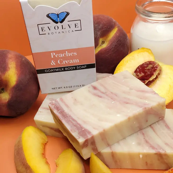 EvolveB Peaches & Cream Goatmilk Soap